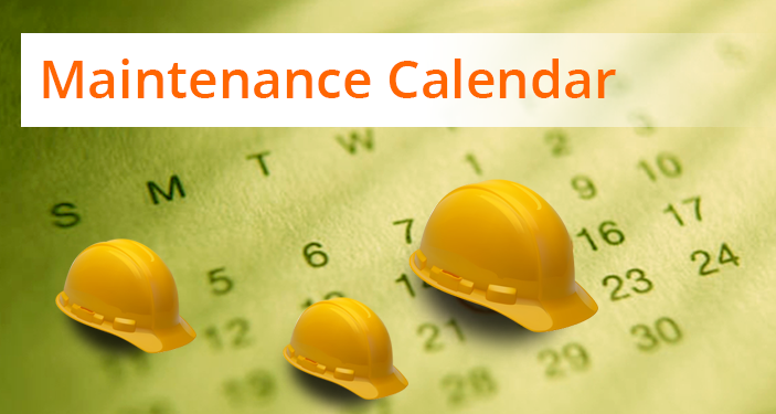 Maintenance Calendar