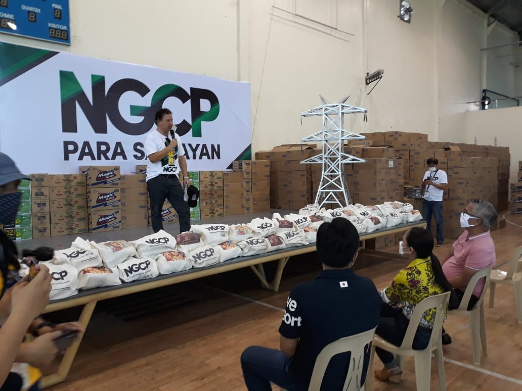 NGCP distributes goods as part of PhP1Billion COVID19 relief assistance